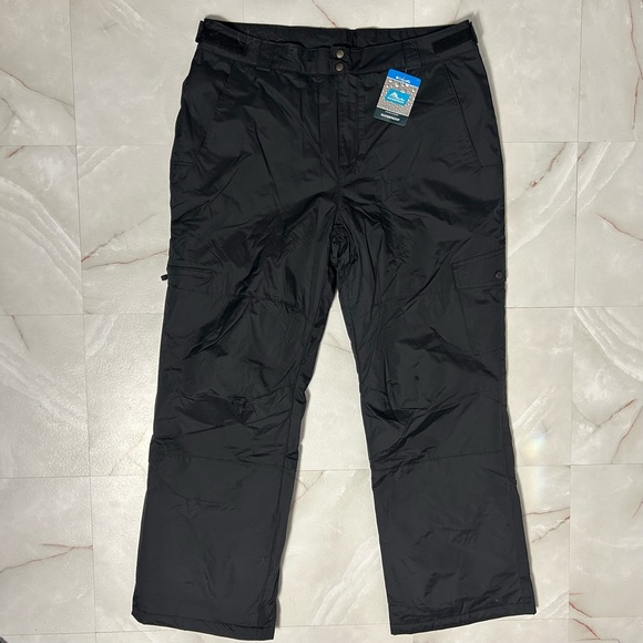 NWT Columbia Men's Black Waterproof Pants Size Large Winter Snow - Picture 2 of 4